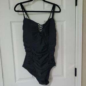 Women's Torrid Black One Piece Swimsuit